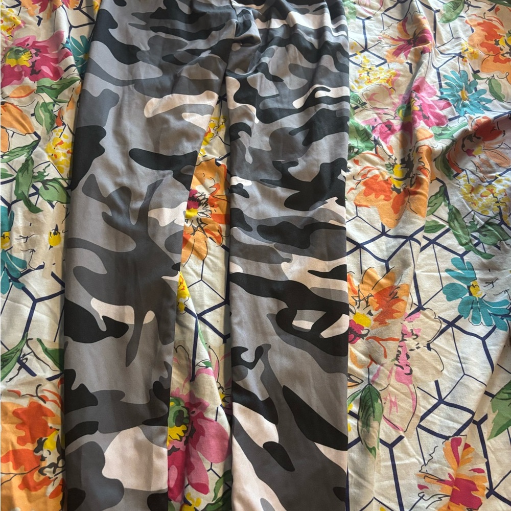 Camouflage Patterned Pants